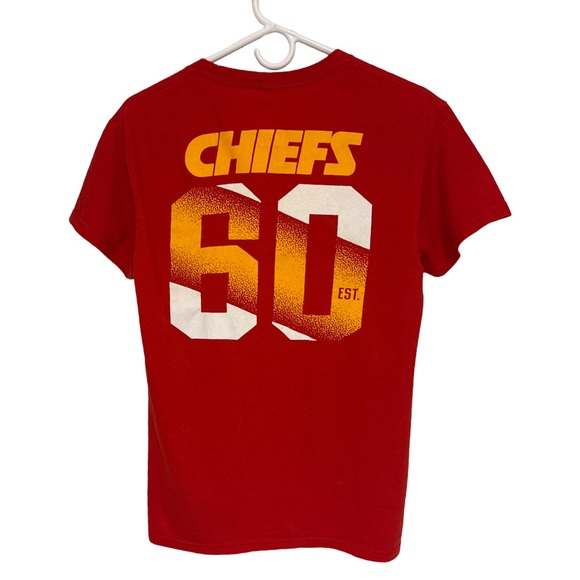 NFL Kansas City Chiefs Est 60 Red T-Shirt Women’s Small Red - Picture 2 of 7
